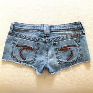 Classic Frankie B. Cutoff Shorts, low rise, sz 25